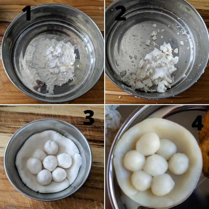 making of garuda panchami bowl