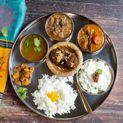 thiruvathirai lunch menu with kali and kootu