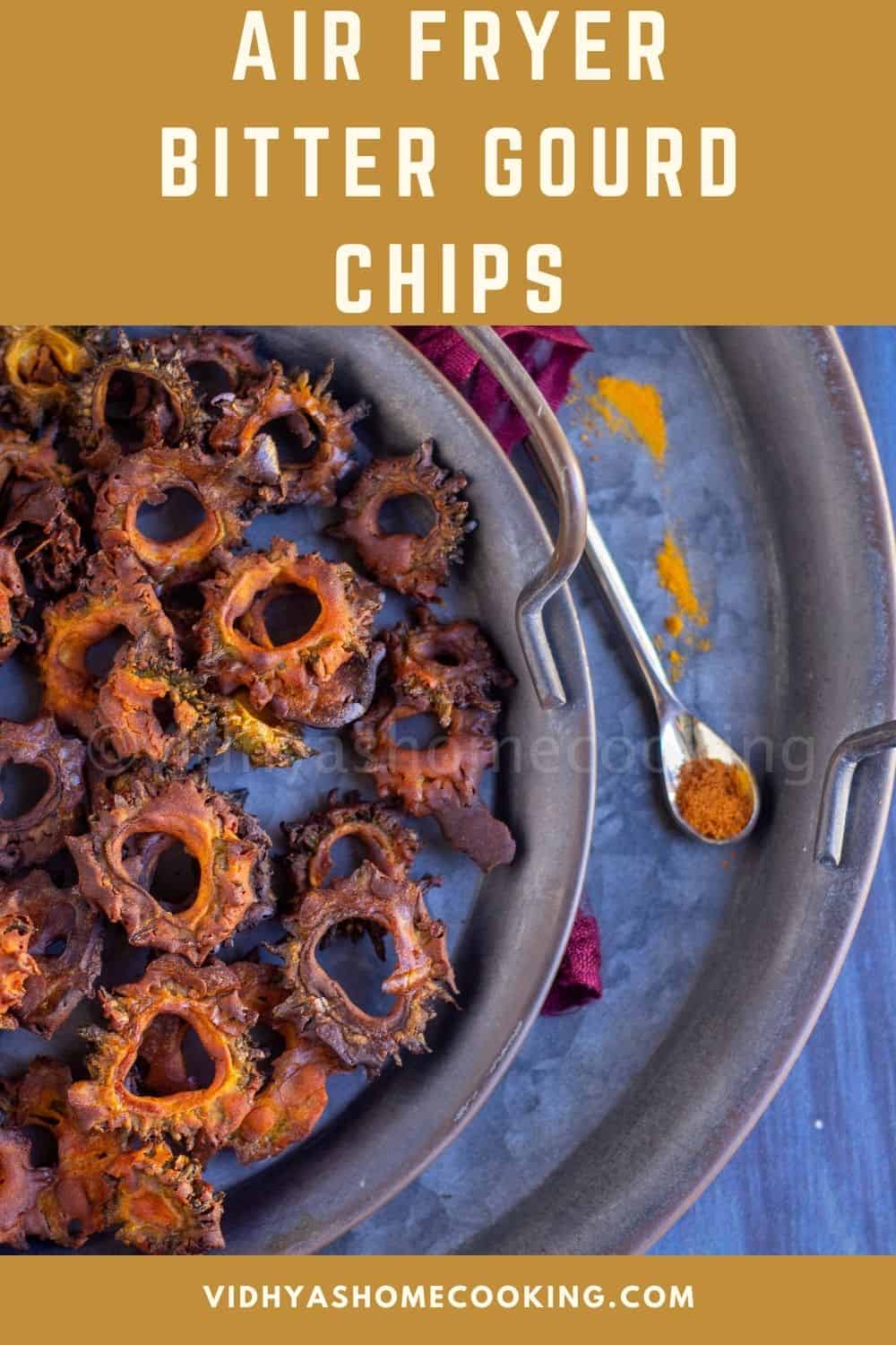 Bitter Gourd Chips Air Fryer Bitter Gourd Chips Karela Chips