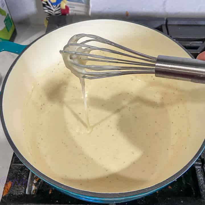 thick and creamy sauce