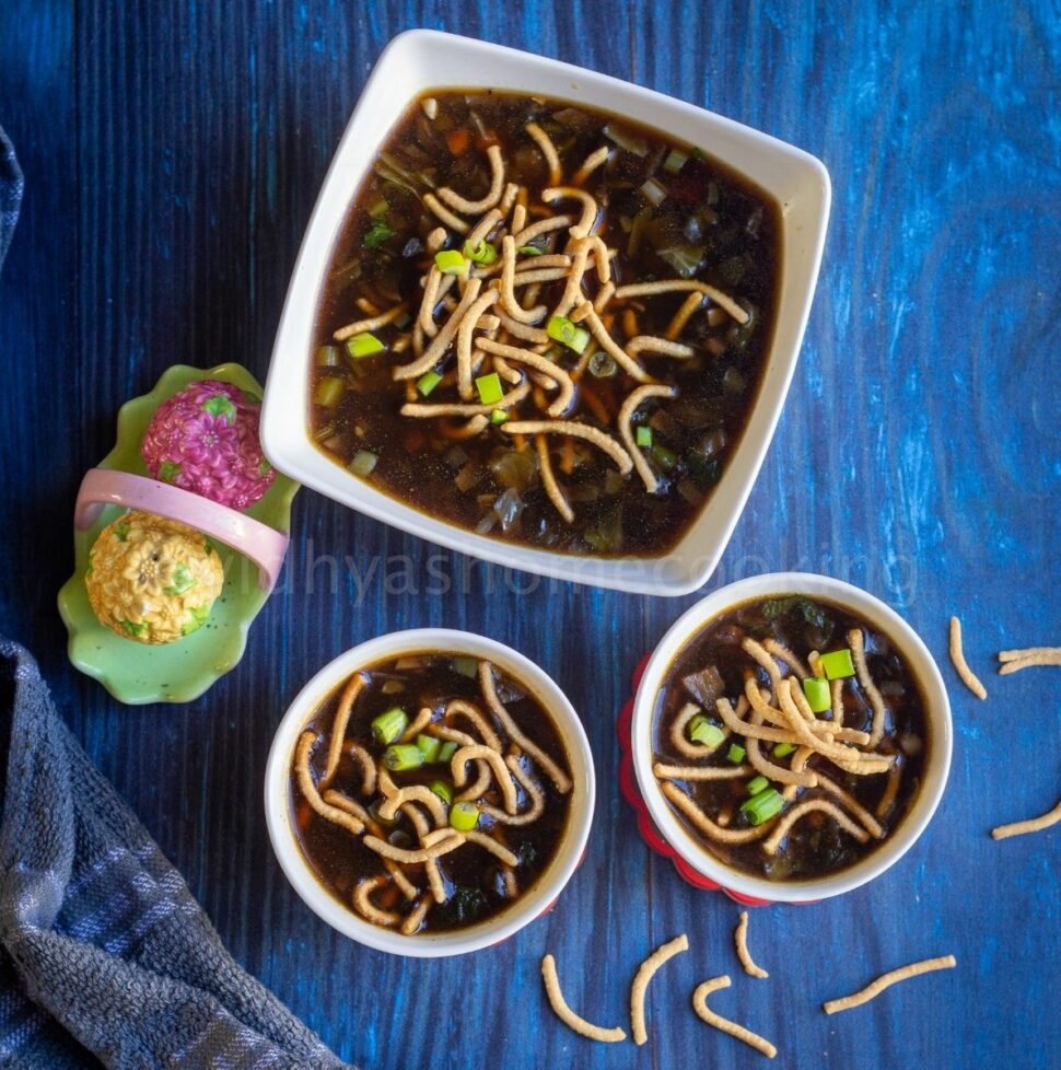 Vegetable Manchow Soup (Instant Pot Method) Vidhya’s Home Cooking