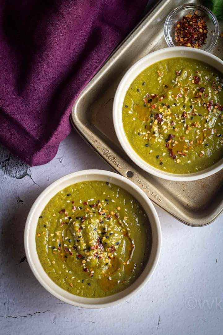 Asparagus Broccoli Pea Soup Instant Pot Vegan Asparagus Soup