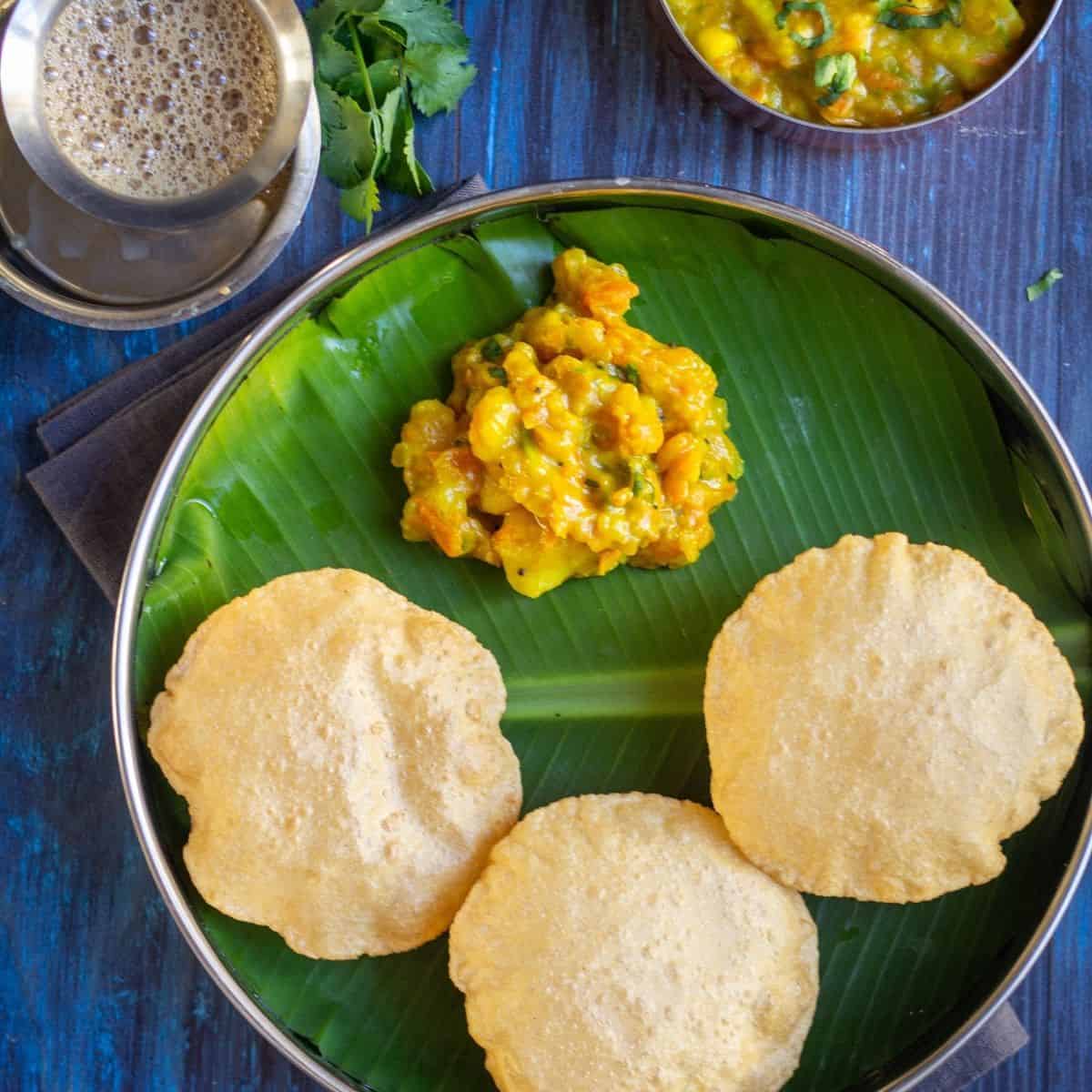 Poori Recipe | Puri | How To Make Poori | Deep-Fried Indian Bread