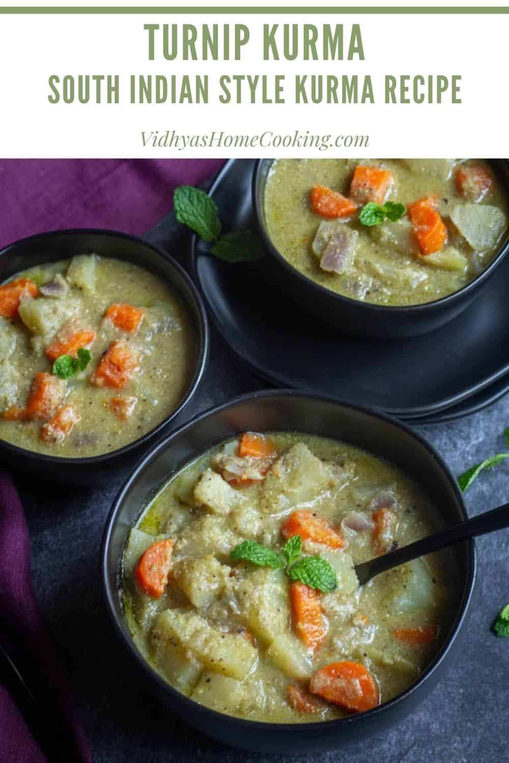 Turnip Kurma / Kuruma / Korma