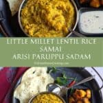 arisi paruppu sadam collage with title for pinterest