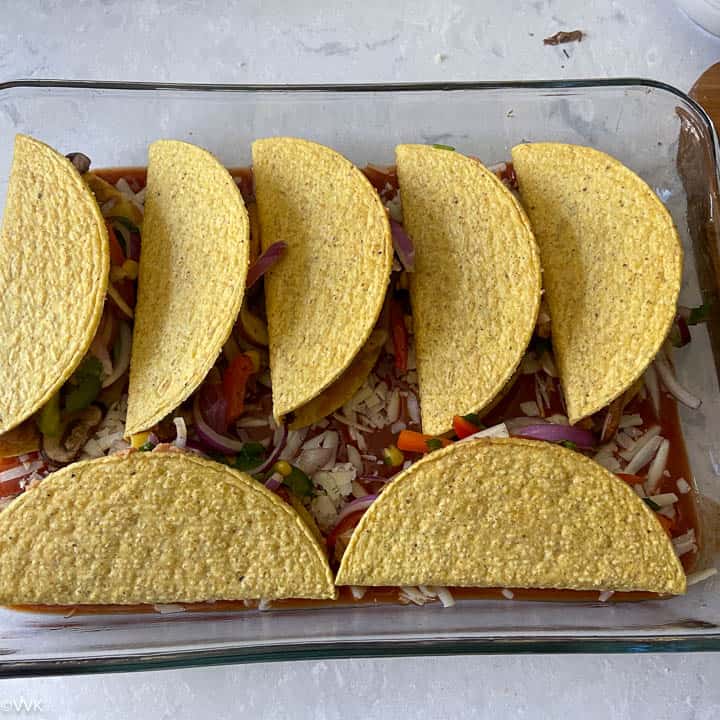 tacos arranged 