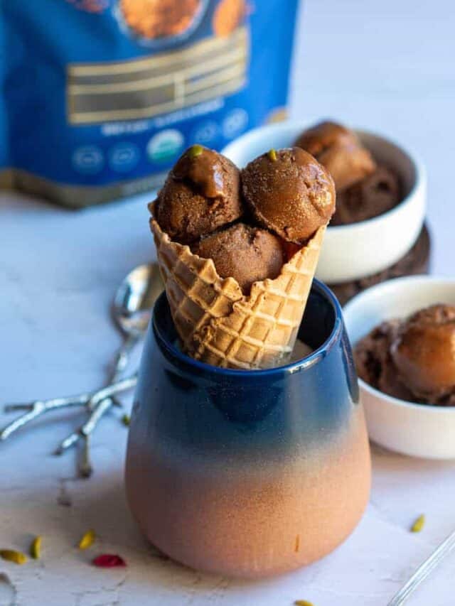 Vegan Chocolate Banana Ice Cream Vidhya’s Vegetarian Kitchen