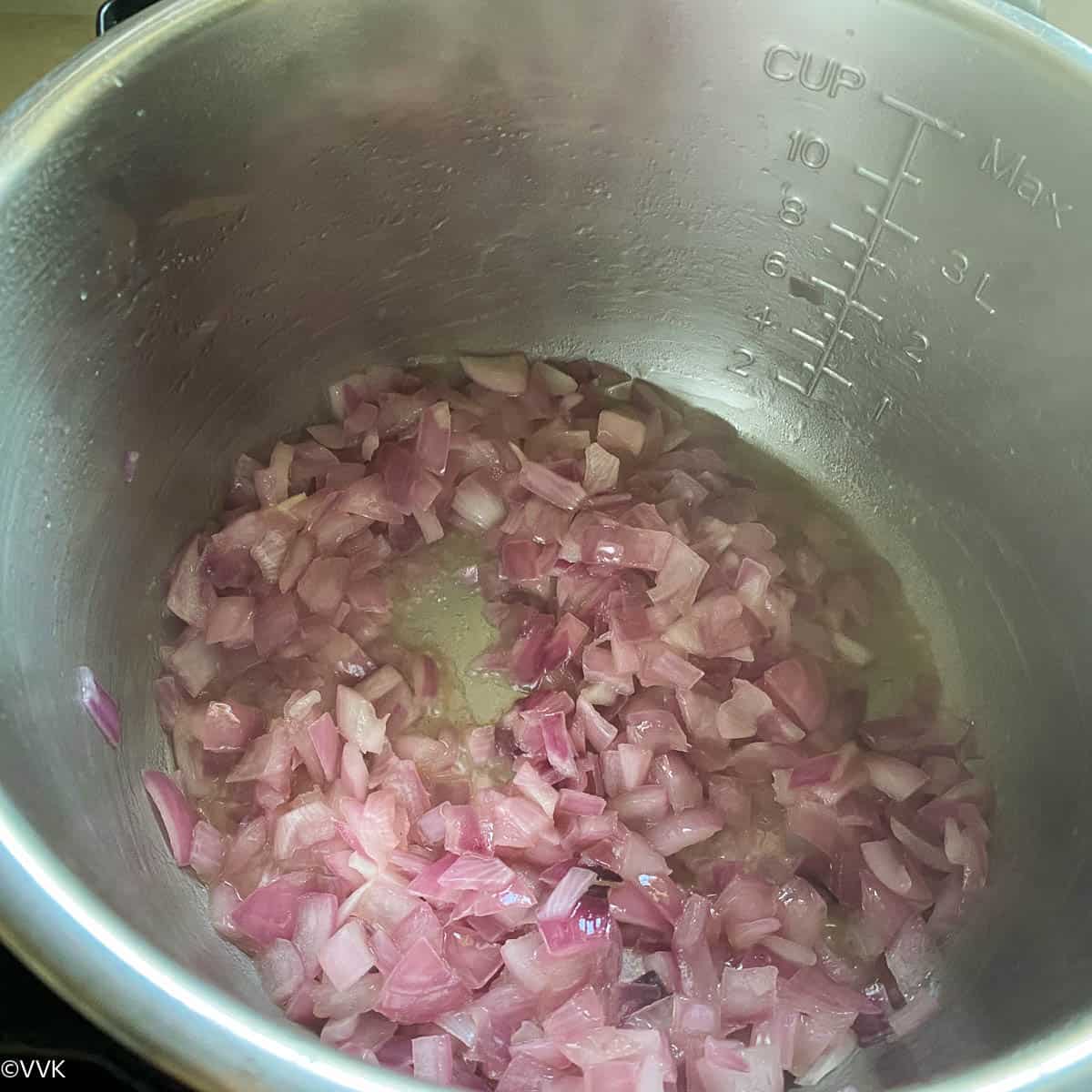 softened onion