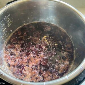 cooked cherry jam