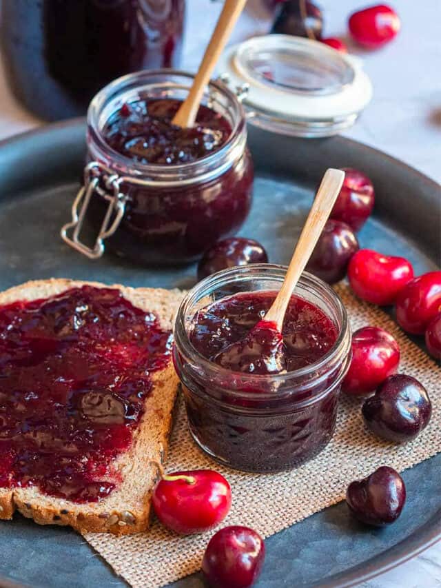 Instant Pot Cherry Jam Without Pectin