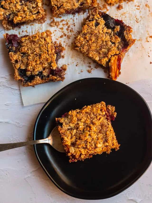 Cherry Mango Crumb Bars