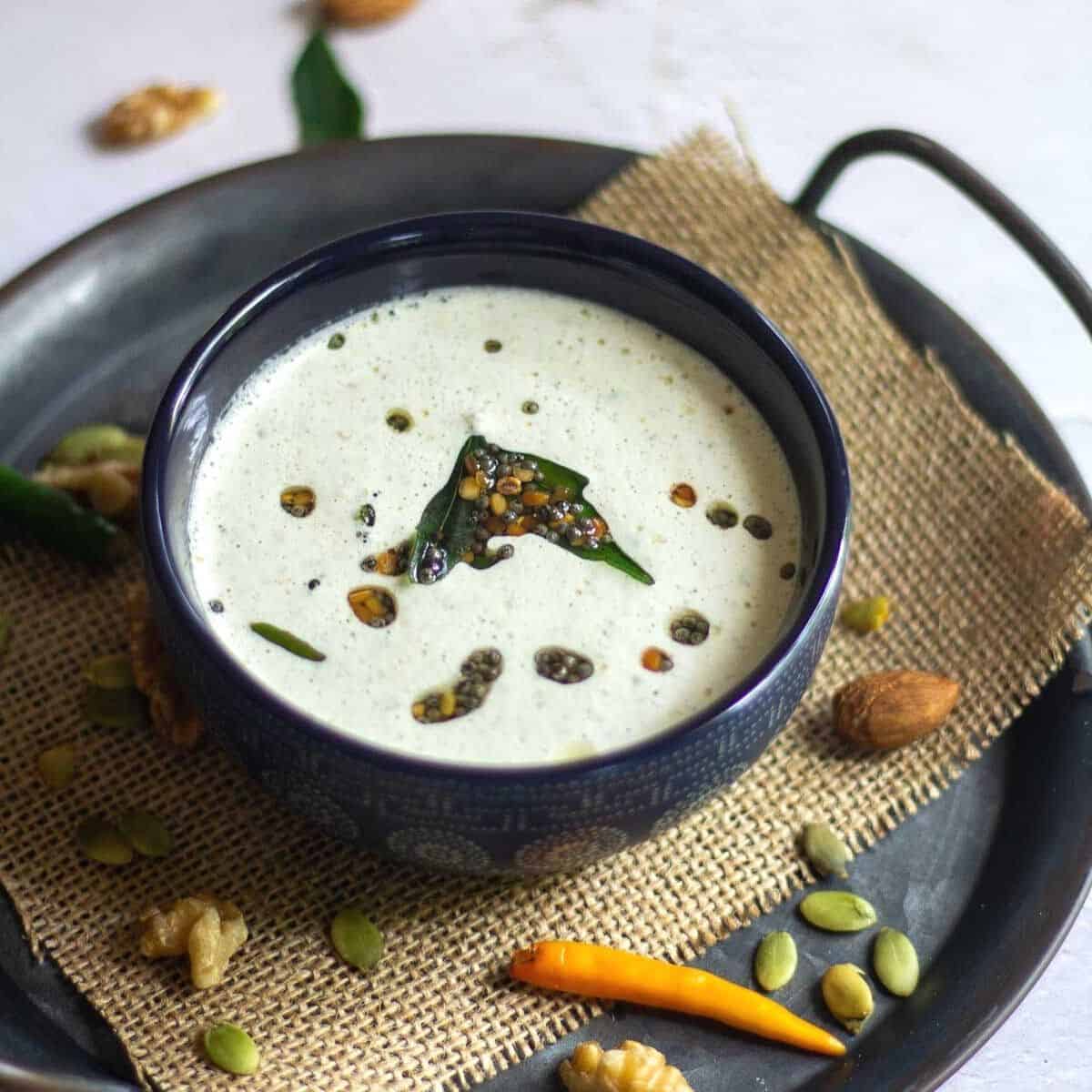 Cilantro Coconut Chutney Kothamalli Chutney Vidhya’s Vegetarian Kitchen