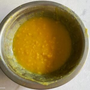 cooked toor dal
