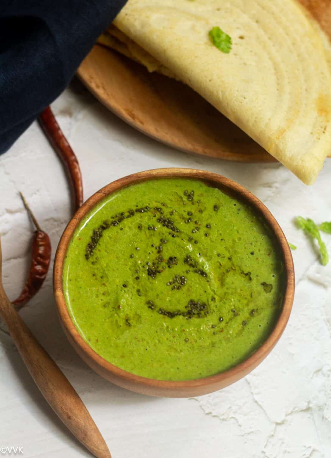 Cilantro Coconut Chutney Kothamalli Chutney Vidhya’s Vegetarian Kitchen