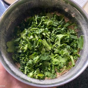 add the dried cilantro