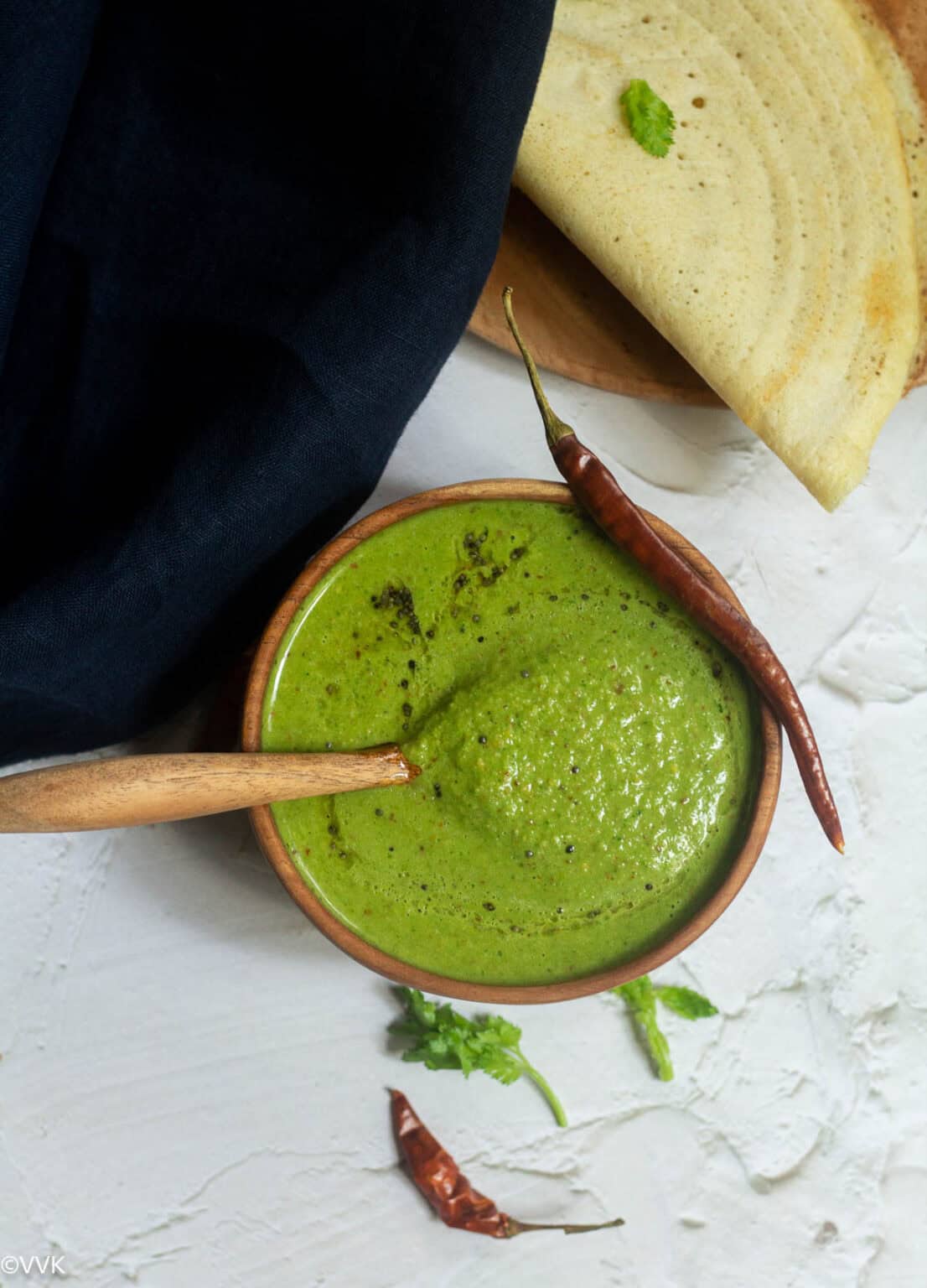 Cilantro Coconut Chutney Kothamalli Chutney Vidhya’s Vegetarian Kitchen