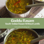 goodu rasam collage with text overlay for pinterest