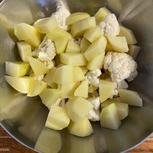 potatoes and cauliflower