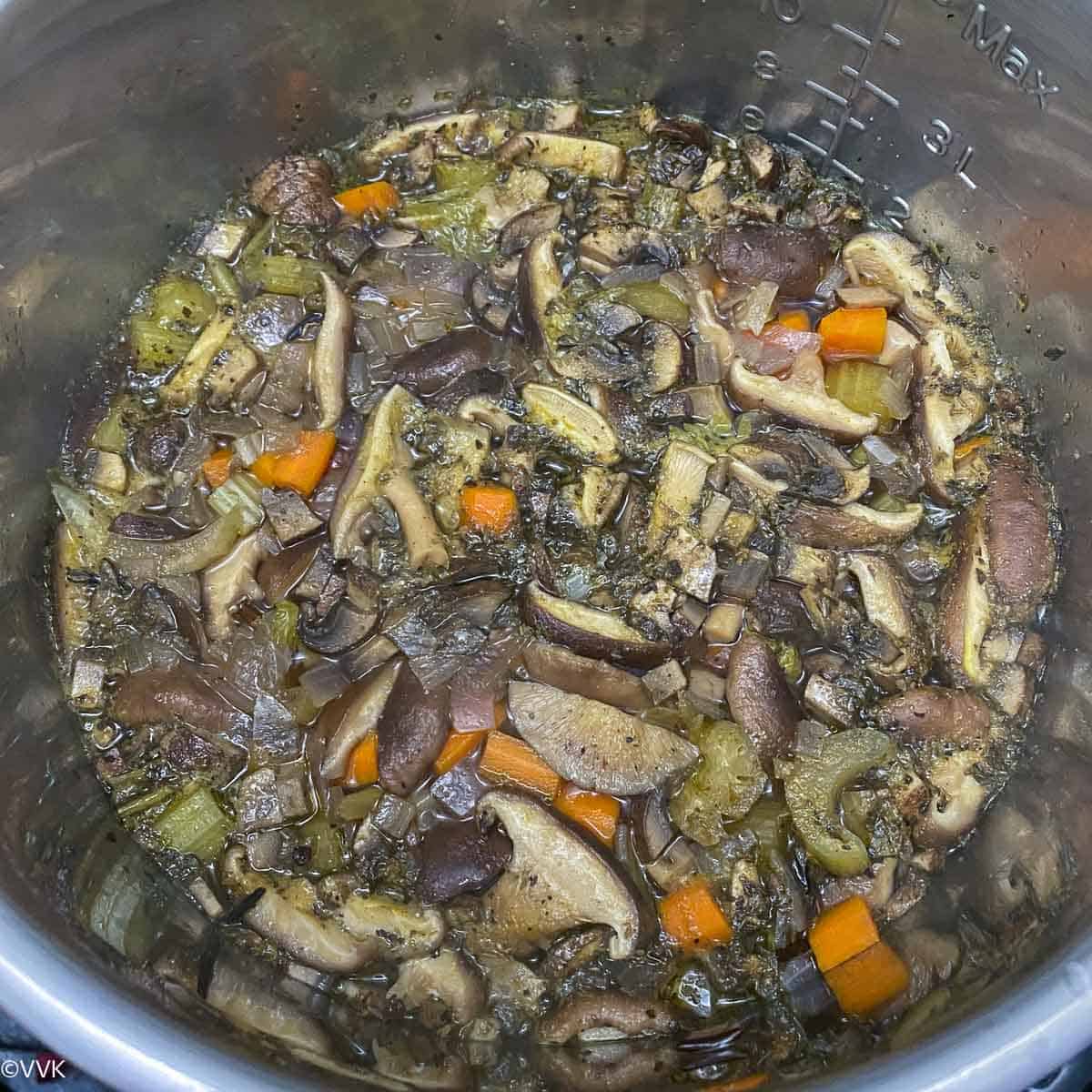 cooked soup