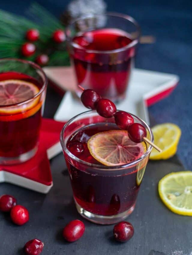 Cranberry Ginger Ale Mocktail