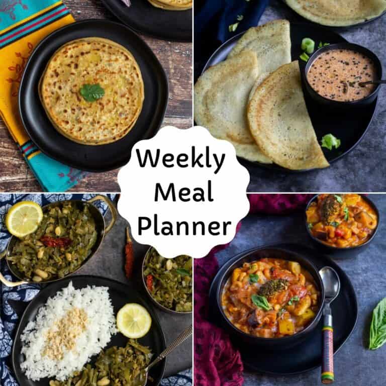 Indian Vegetarian Meal Planner Vidhya’s Vegetarian Kitchen