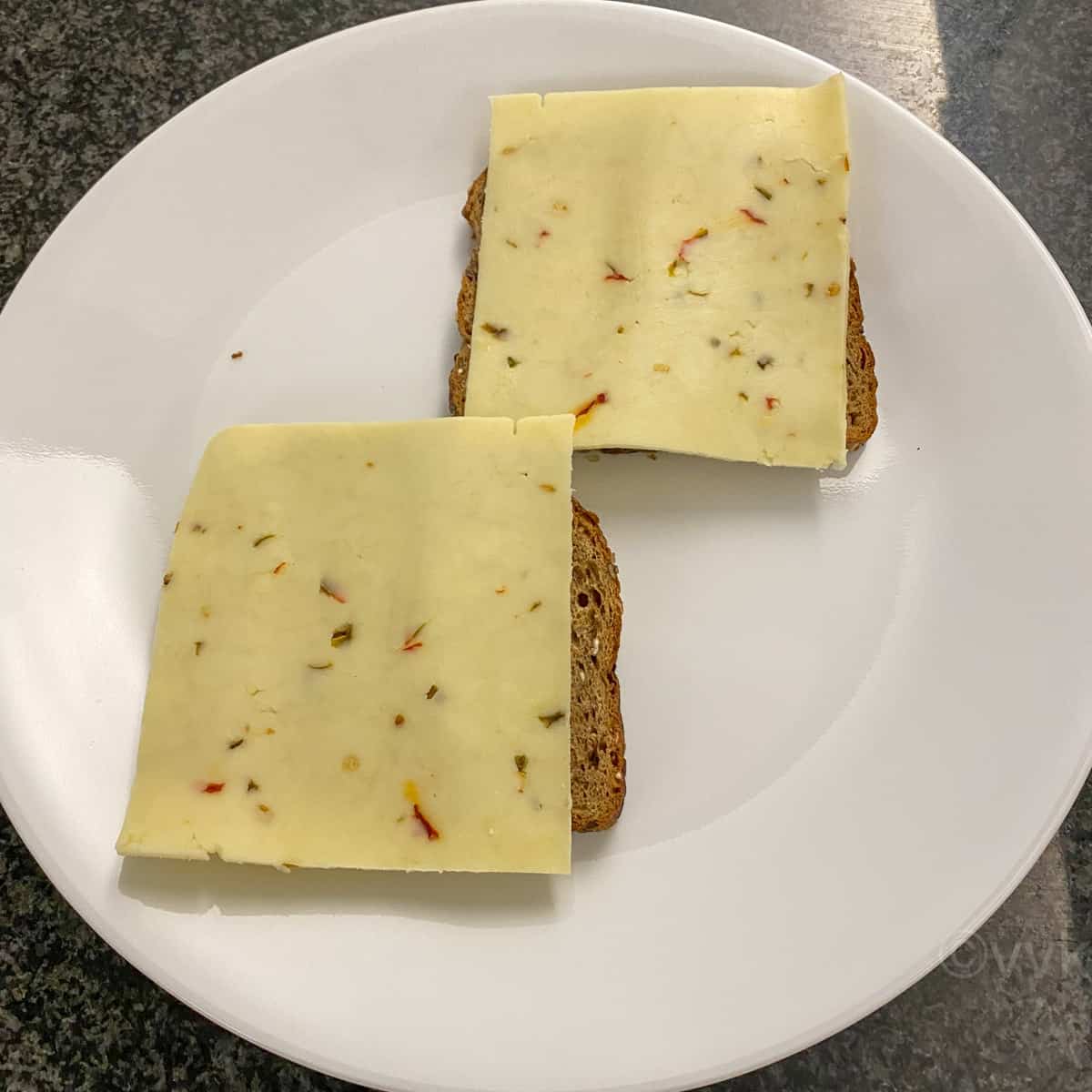 toasted bread with cheese