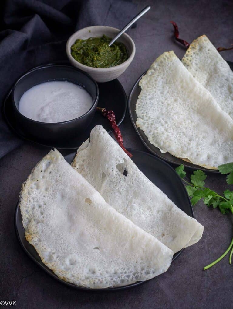 Ghavan | Marathi Ghavane | No Ferment Rice Dosa