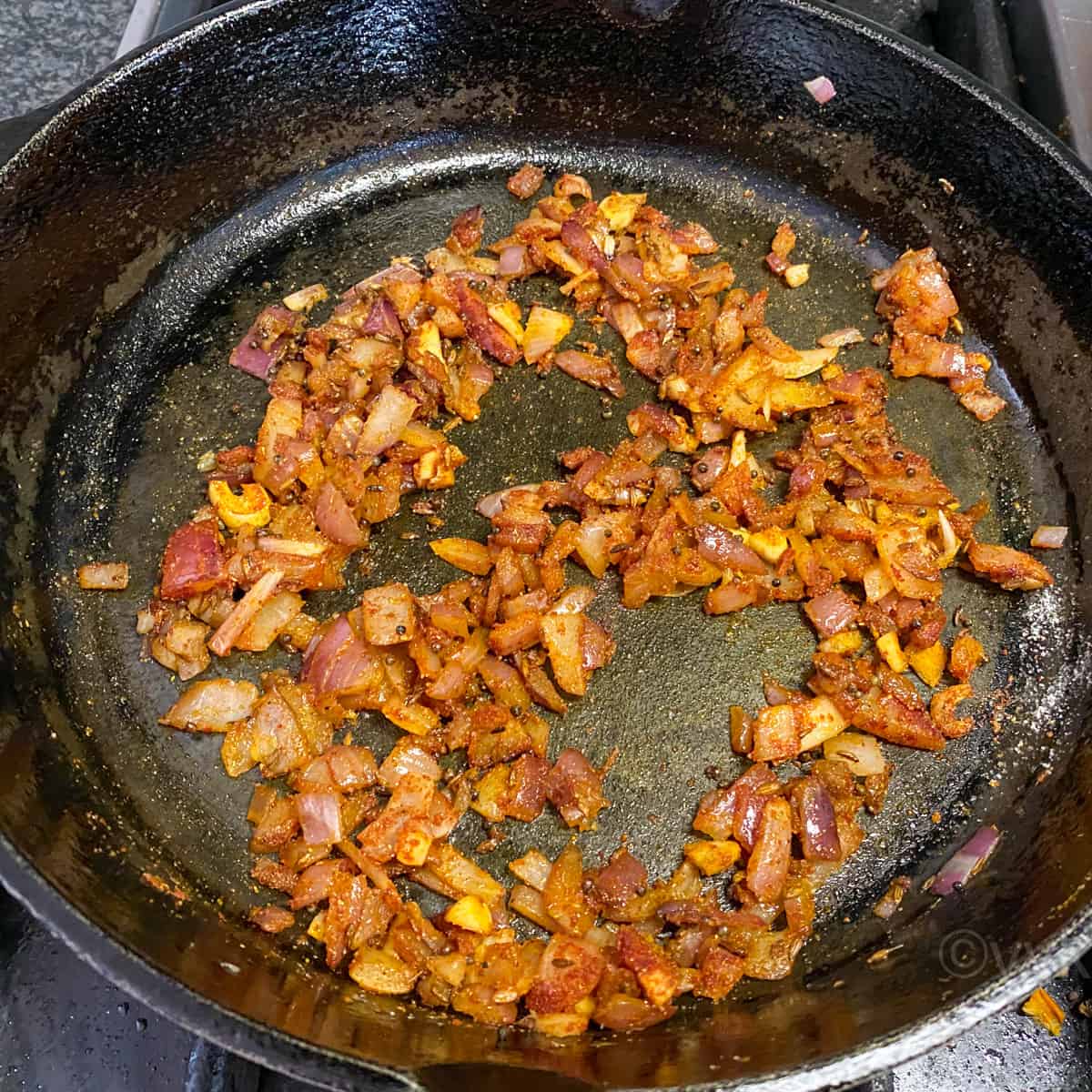 adding spices