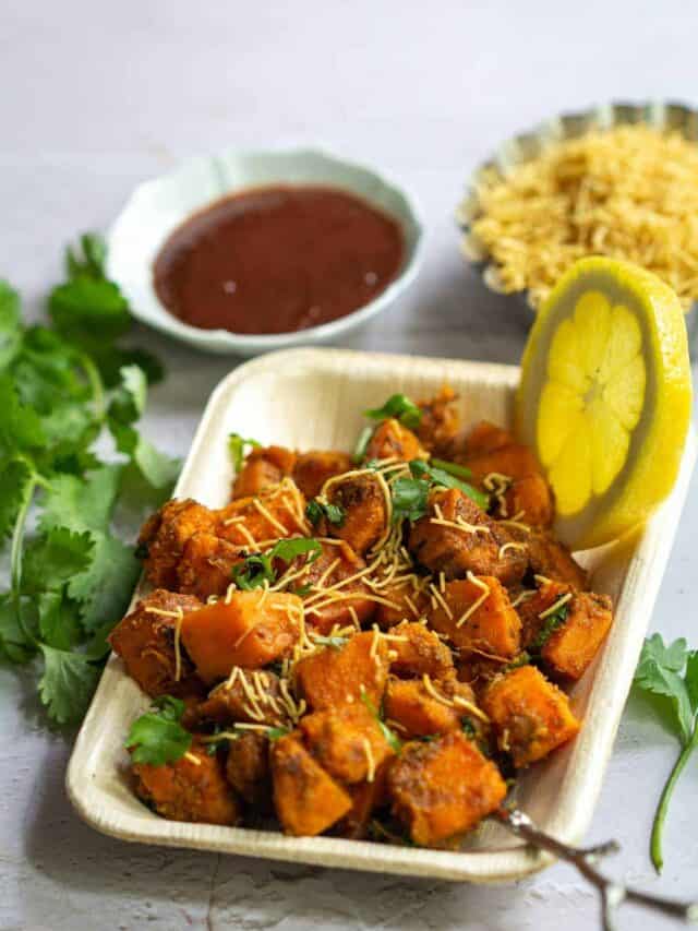 Sweet Potato Chaat Vidhya’s Vegetarian Kitchen