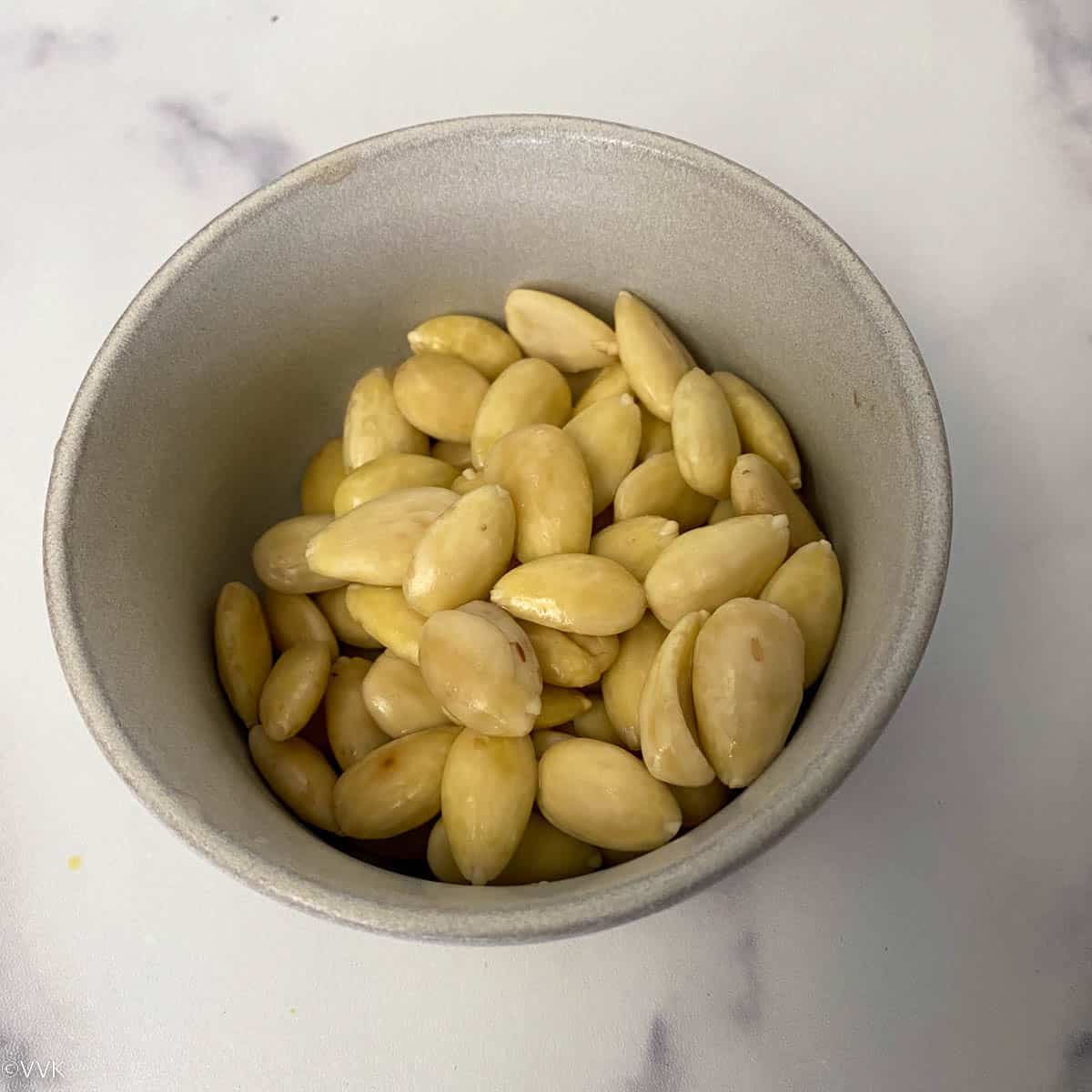 blanched almonds