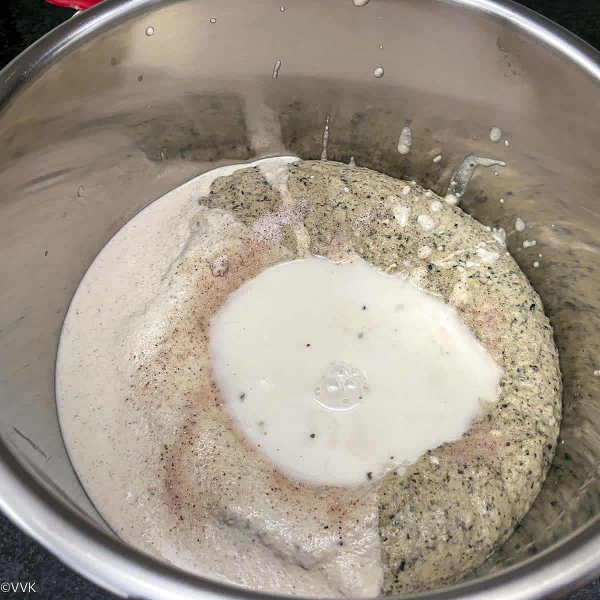 combining the batter