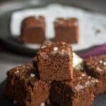 brownies with text overlay for pinterest