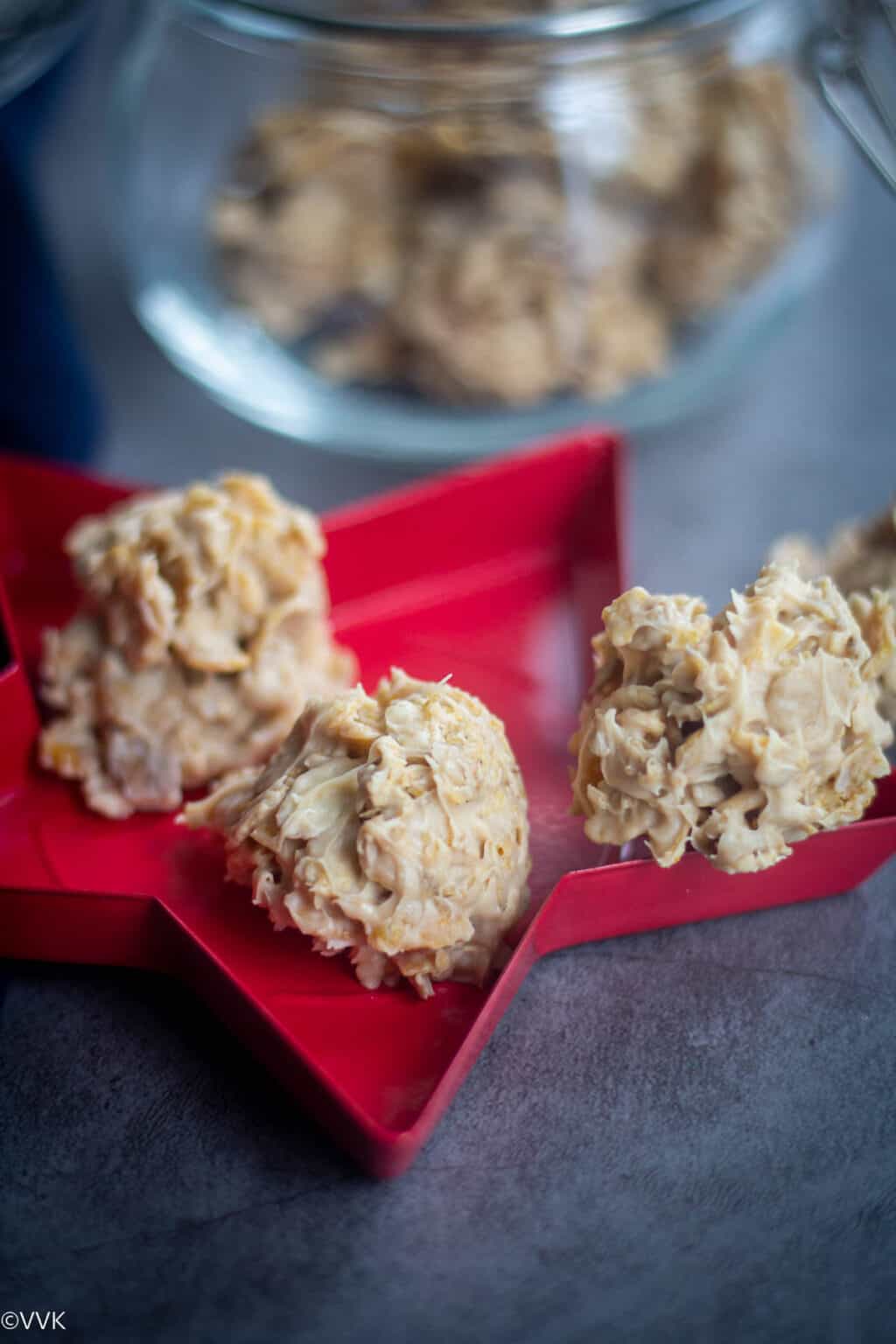 No bake Chocolate Cereal Clusters Vidhya’s Vegetarian Kitchen