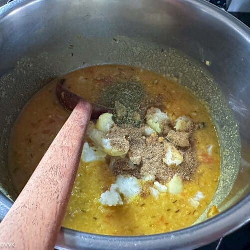 Aloo Masoor Dal | Potato With Red Lentils - Vidhya’s Vegetarian Kitchen