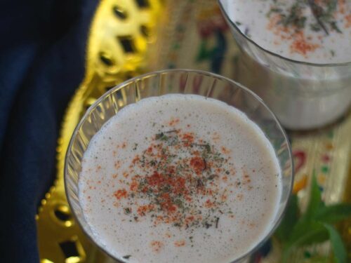 Salted Lassi Recipe {5 Minutes Only} - Spice Up The Curry