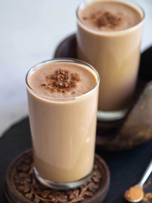 Chikoo Chocolate Lassi Vidhya’s Vegetarian Kitchen