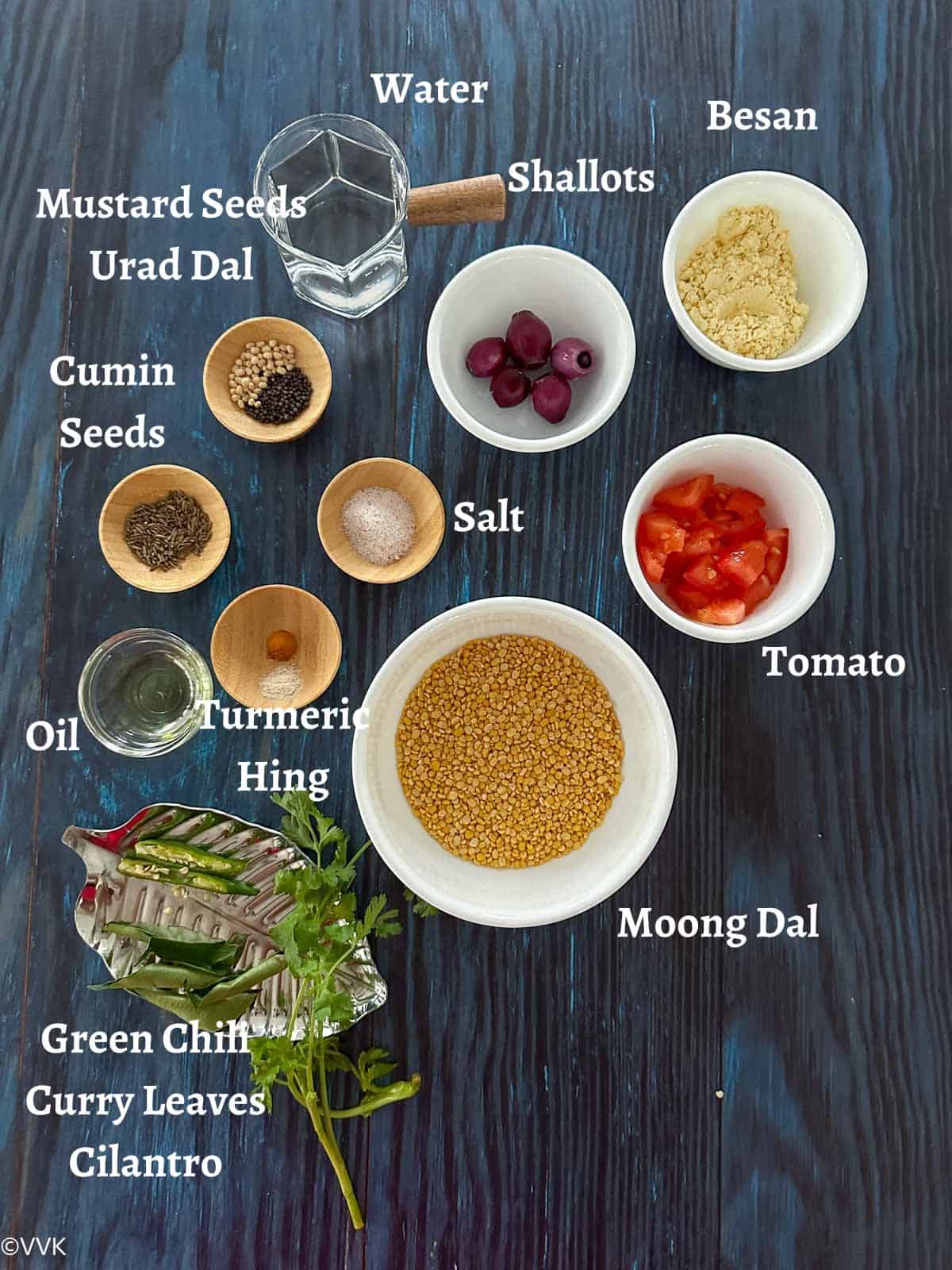 ingredients required for moong dal curry