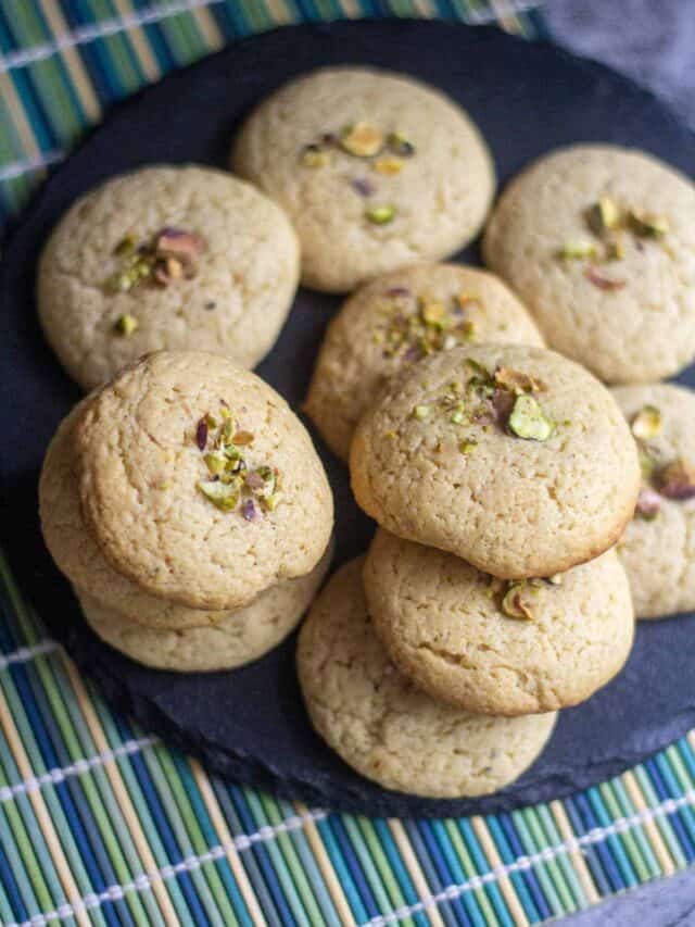 Vegan Tahini Cookies Vidhya’s Vegetarian Kitchen