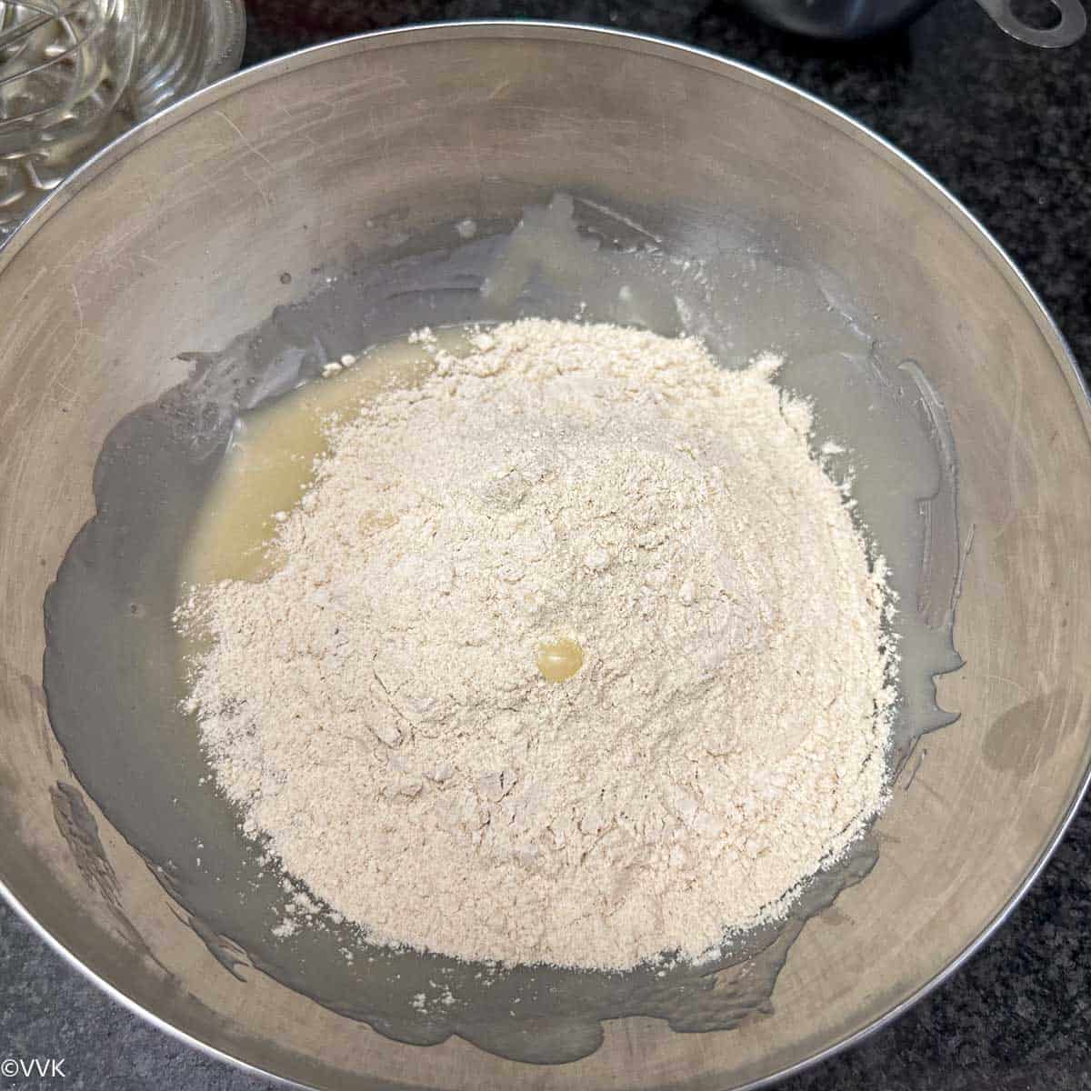 adding wheat flour to this mix