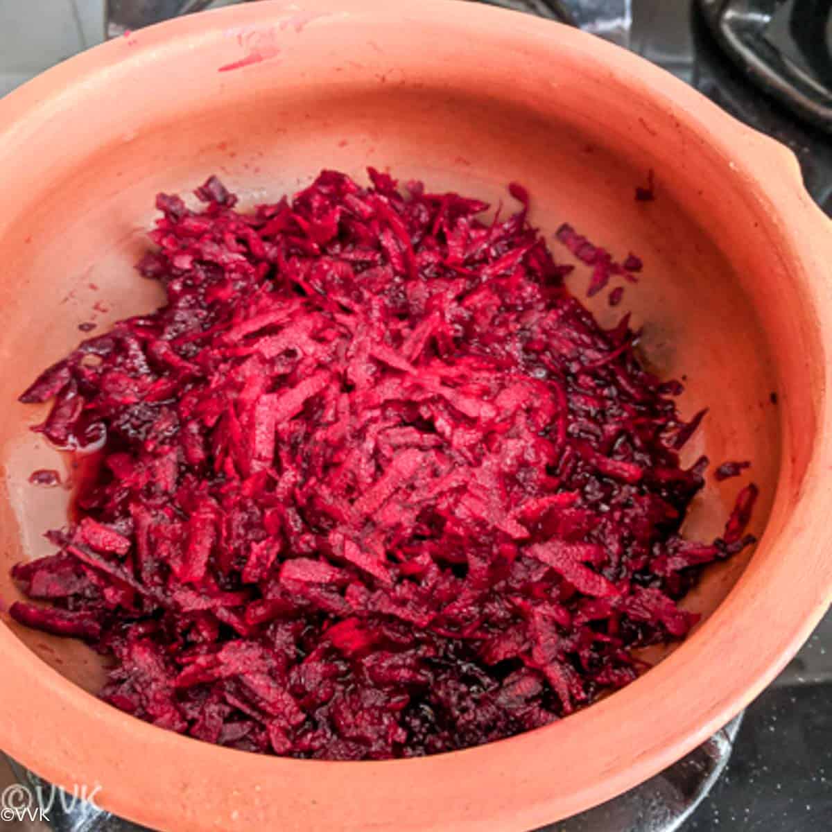 Cooking beets