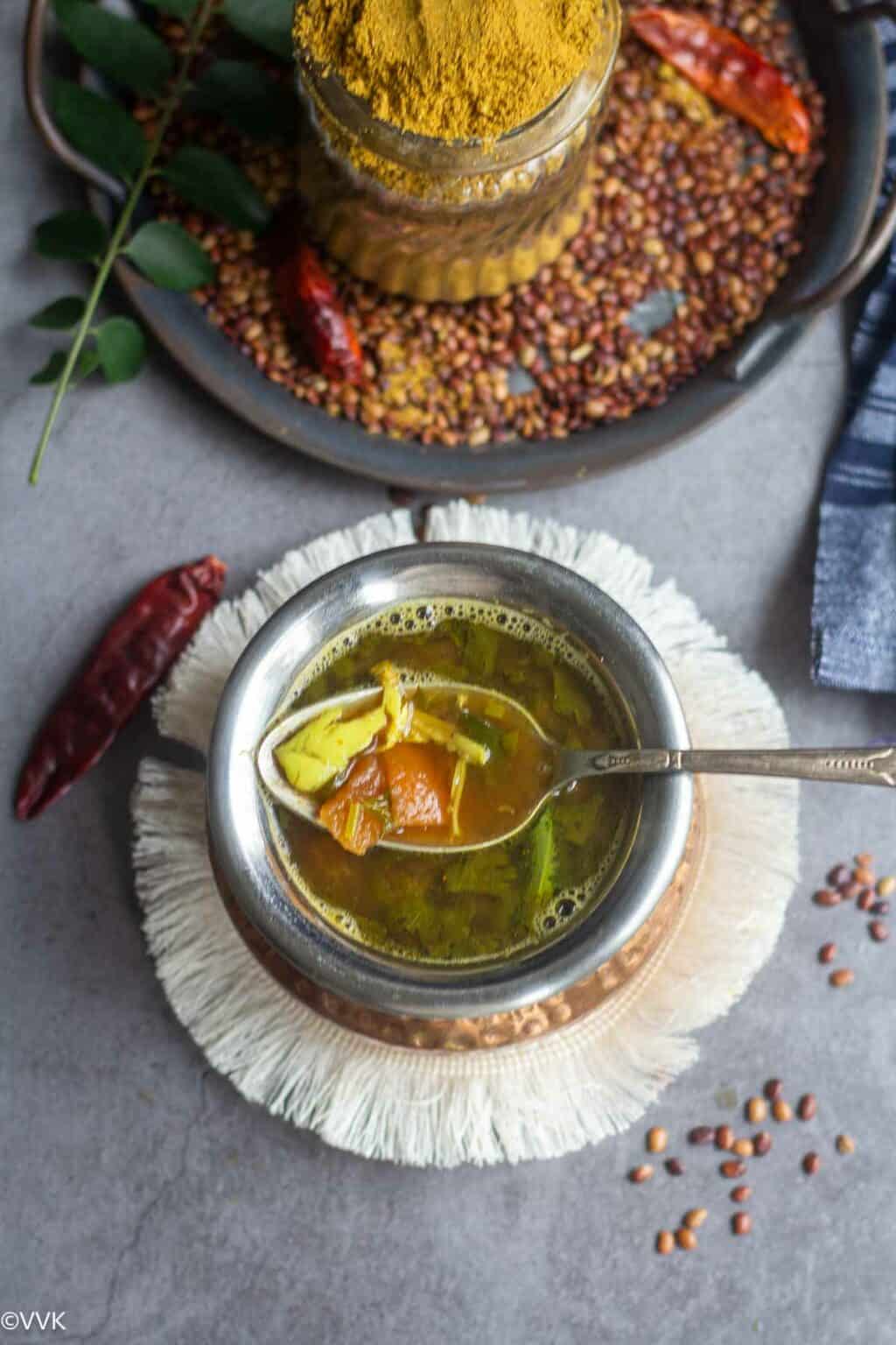 Chol Rasm Delicious Kollu Rasam Recipe with Homemade Rasam Podi