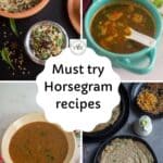 Collage of kollu recipes for pinterest