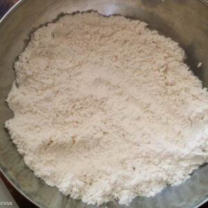 oil coated samosa dough mix