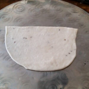 applying water around the edges