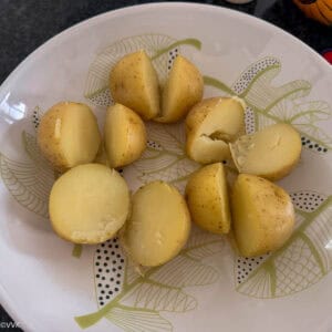 pressure cooked potatoes cooling
