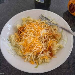 mashed potatoes with all ingredients added