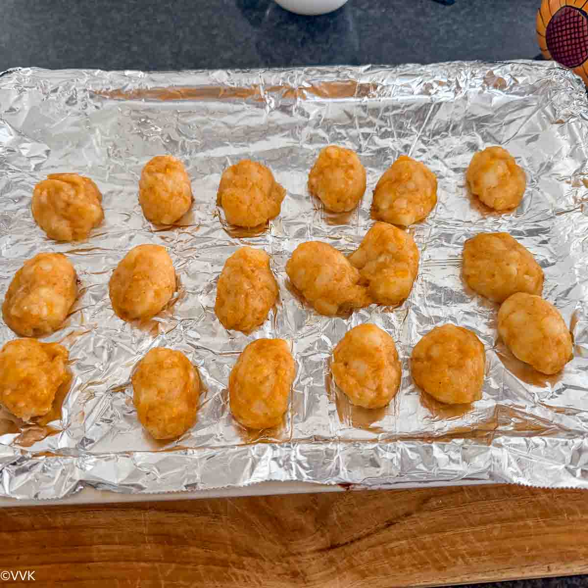 partially baked tater tots