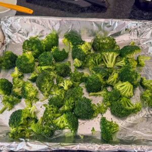 broccoli coasted with seasoning