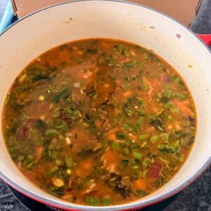 adding the water and boiling