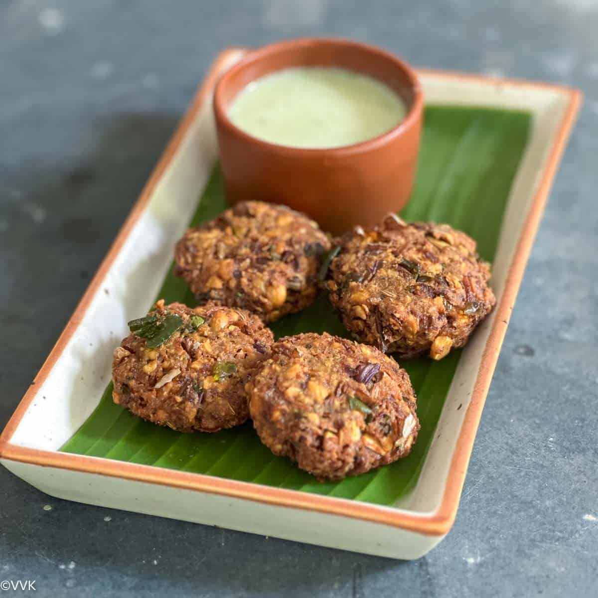 Vaazhai Poo Vadai | Crispy Banana Flower Vadai Recipe